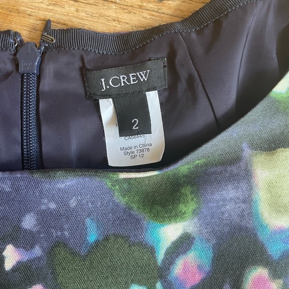 J. Crew Green and Blue Midi Dress - Picture 3 of 5